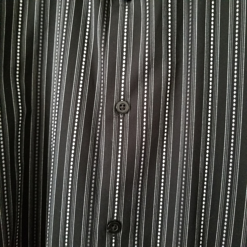 ALFANI Men's black button down shirt XL - Picture 5 of 5